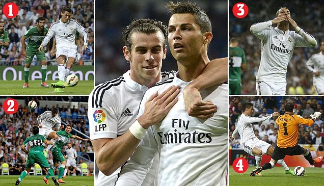Ronaldo Cetak Empat Gol, Madrid Menang 5-1 dari Elche